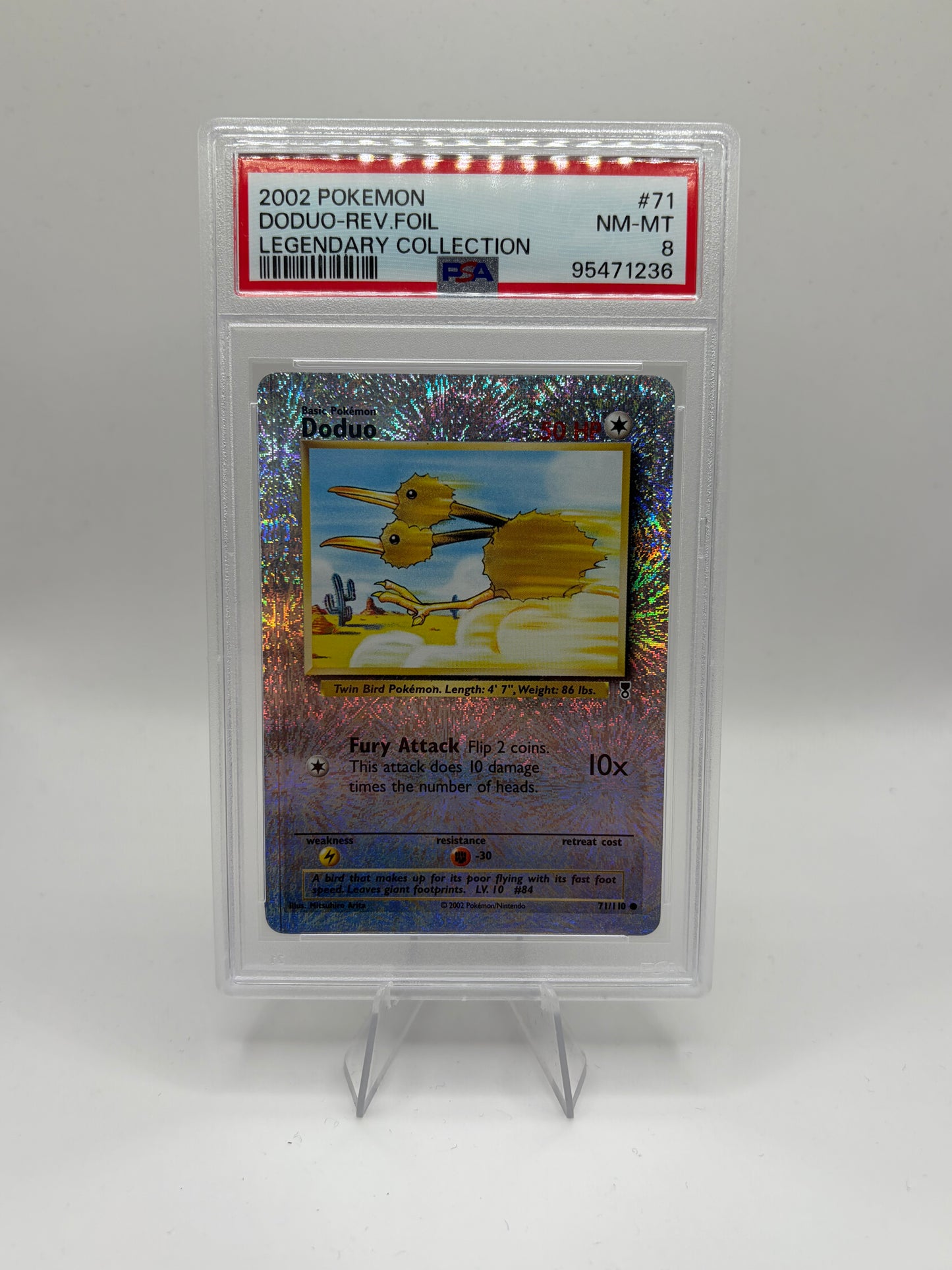 Doduo Legendary Collection Common Reverse Holofoil PSA 8