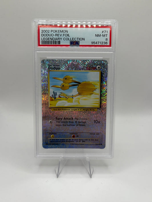 Doduo Legendary Collection Common Reverse Holofoil PSA 8