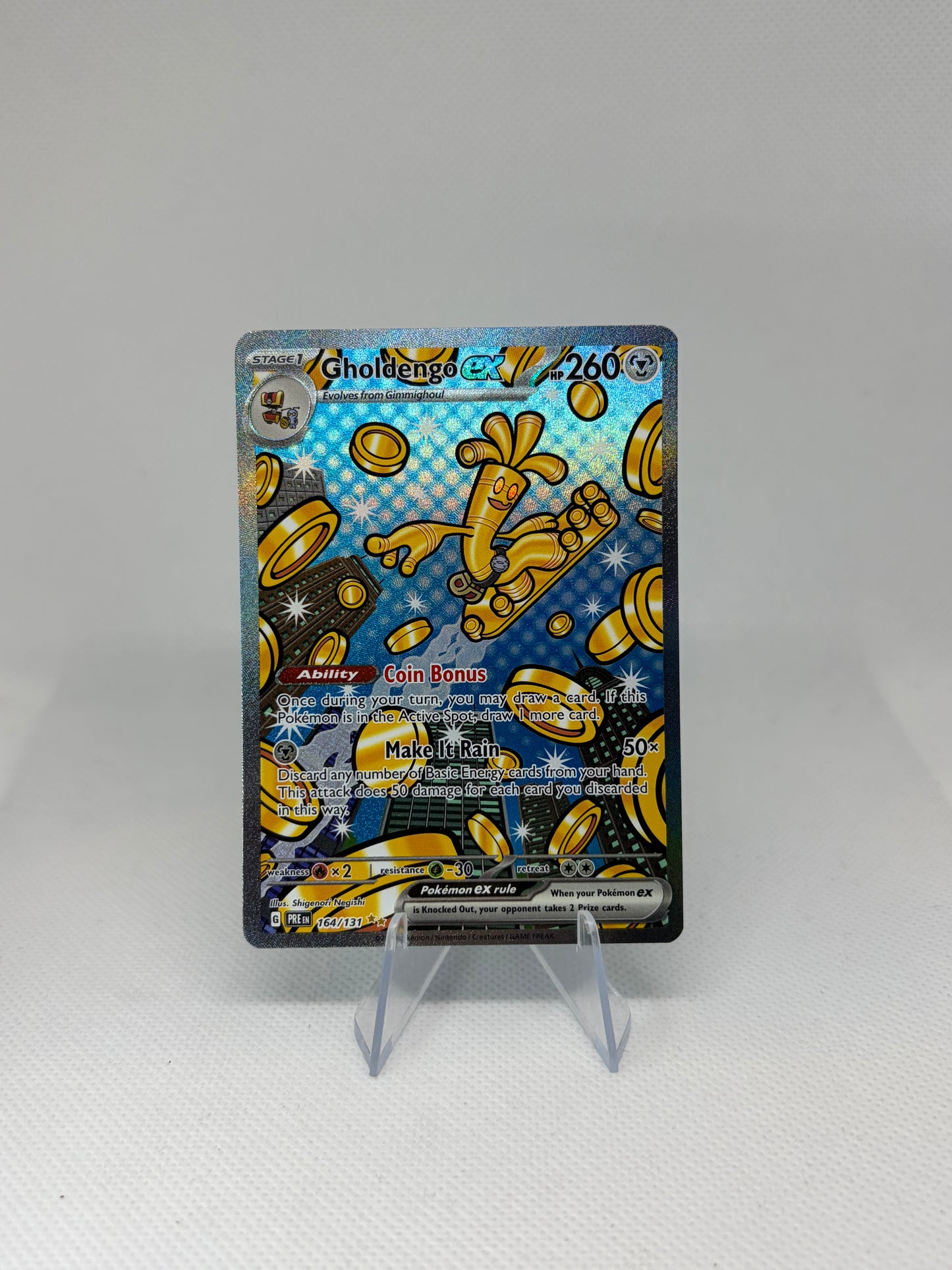 Gholdengo ex Prismatic Evolutions Special Illustration Rare