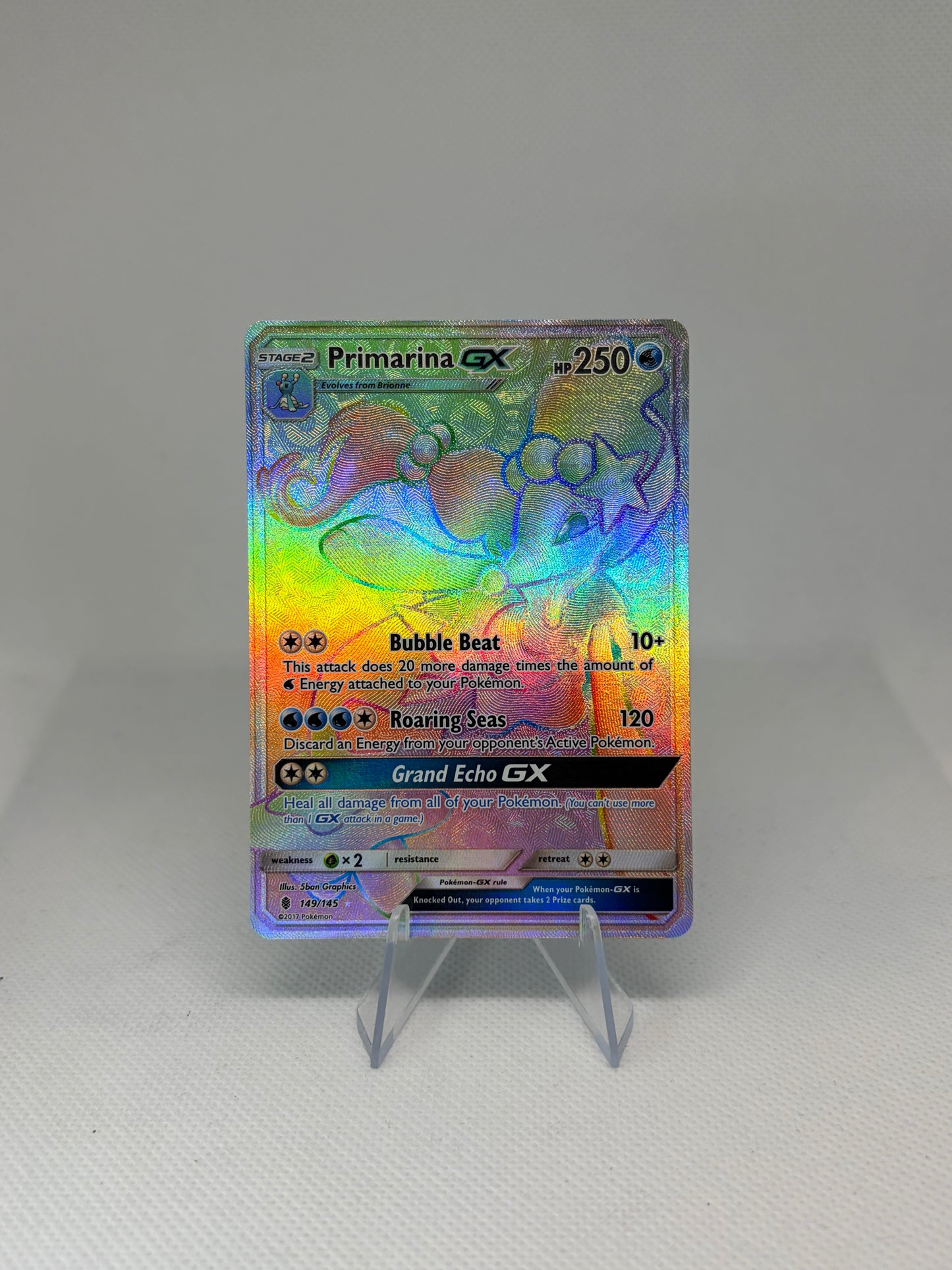 Primarina GX (Secret) Guardians Rising Secret Rare