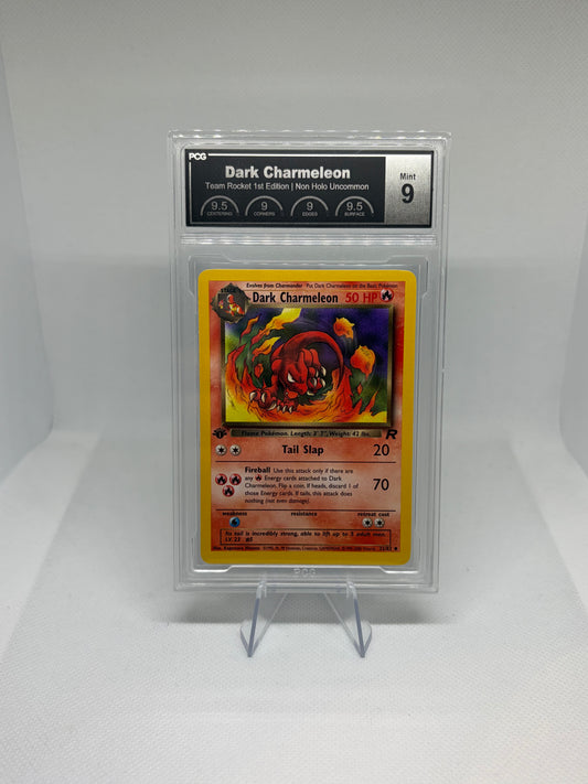1st Edition Dark Charmeleon Team Rocket PCG 9