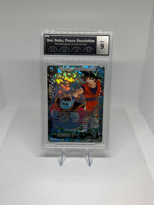 Son Goku, Peace Resolution Wild Resurgence Secret Rare PCG 9