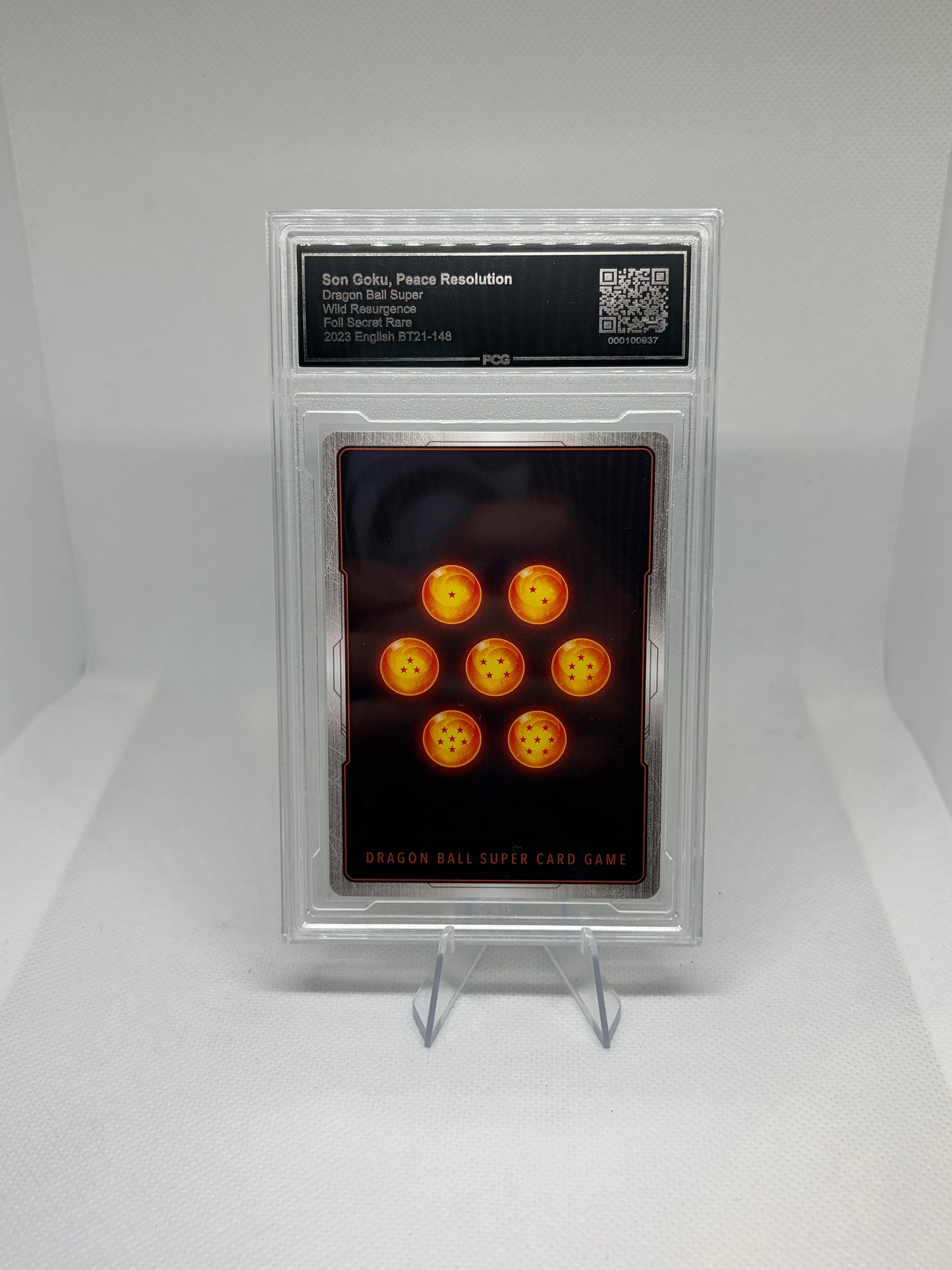 Son Goku, Peace Resolution Wild Resurgence Secret Rare PCG 9