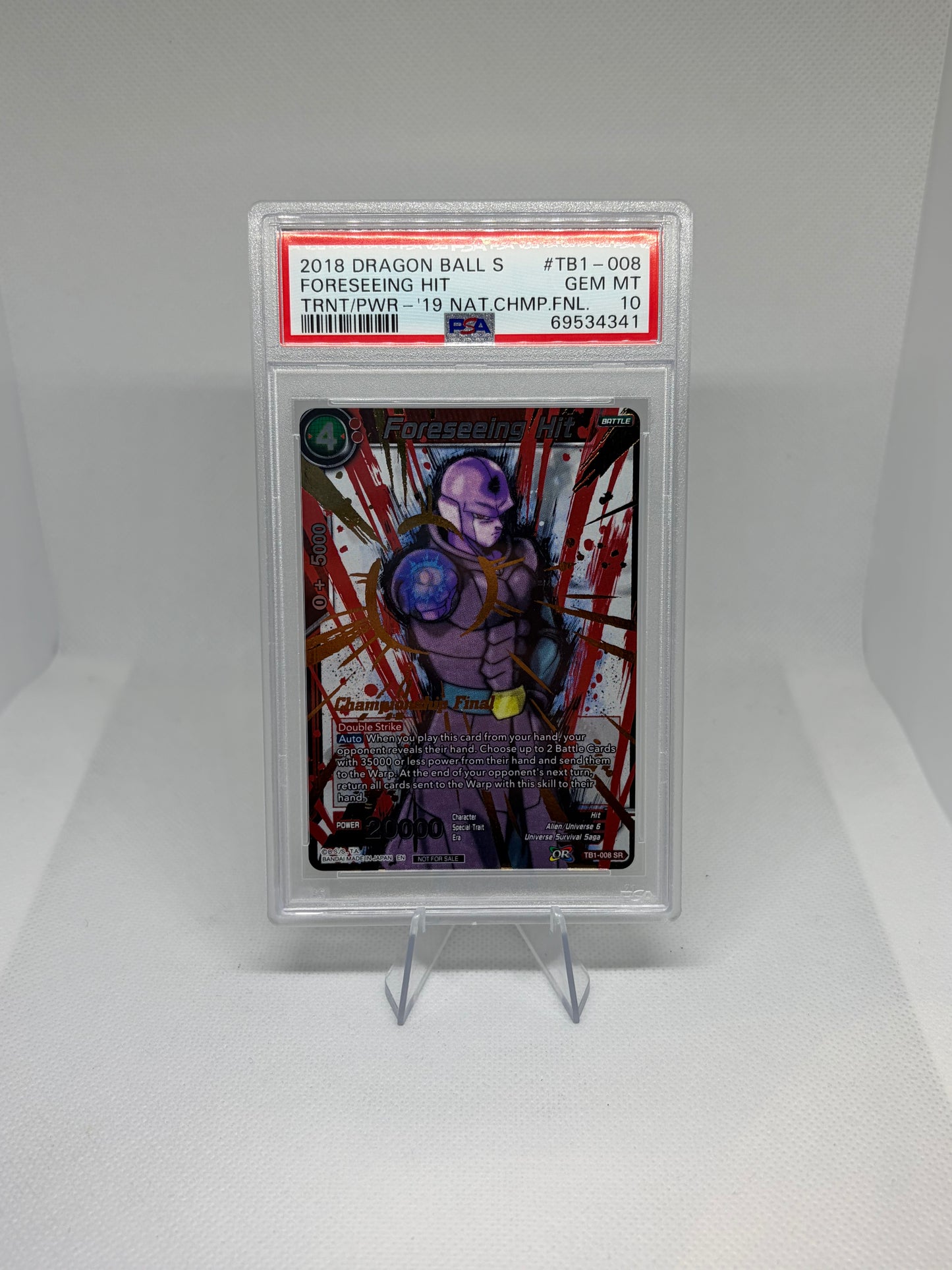 Foreseeing Hit (Championship Final 2019) Promo PSA 10