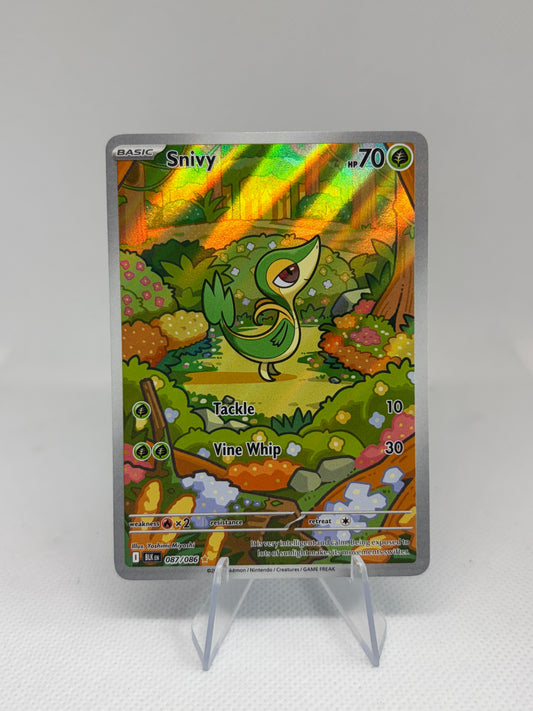 Snivy Black Bolt Illustration Rare