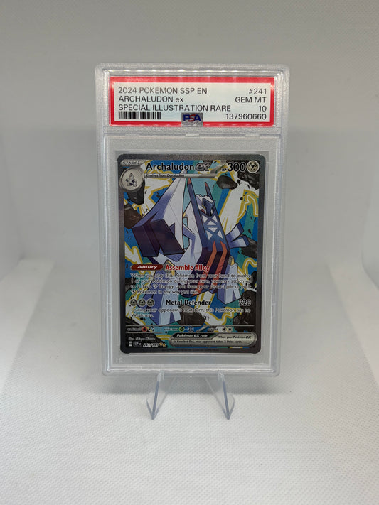 Archaludon Surging Sparks Special Illustration Rare PSA 10