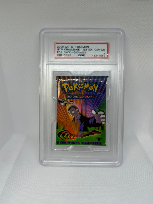 1st Edition GYM CHALLENGE Pack PSA 10