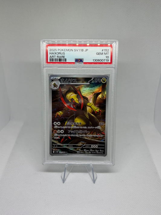Haxorus (JP) Black Bolt Art Rare PSA 10
