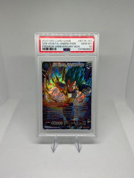 SSB Vegeta, Unbridled Power (Alternate Art) SCR PSA 10