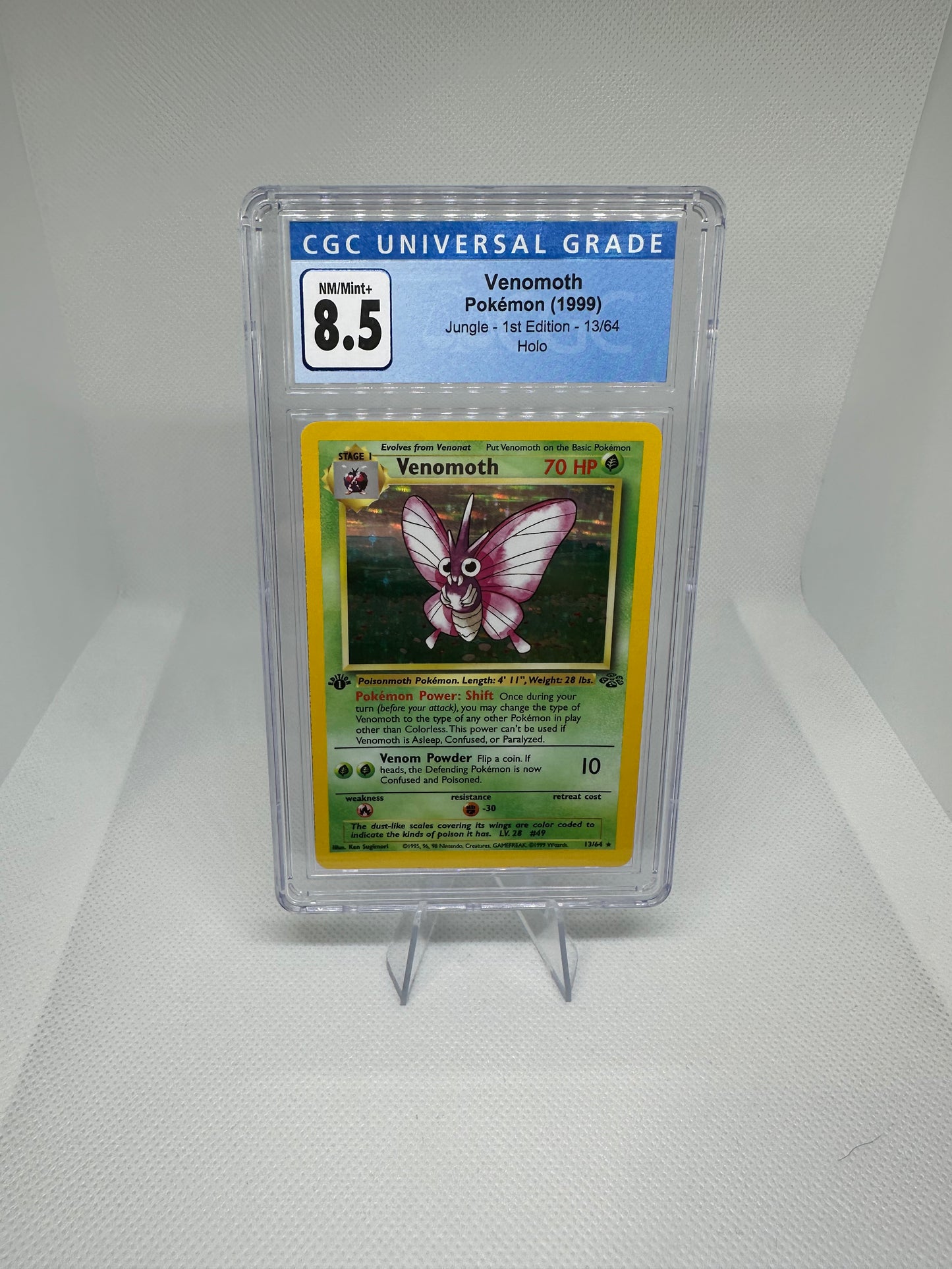 1st Edition Venomoth CGC 8.5