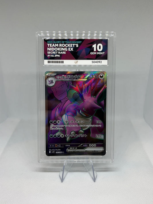 Team Rocket's Nidoking ex (JP) GOTR ACE 10