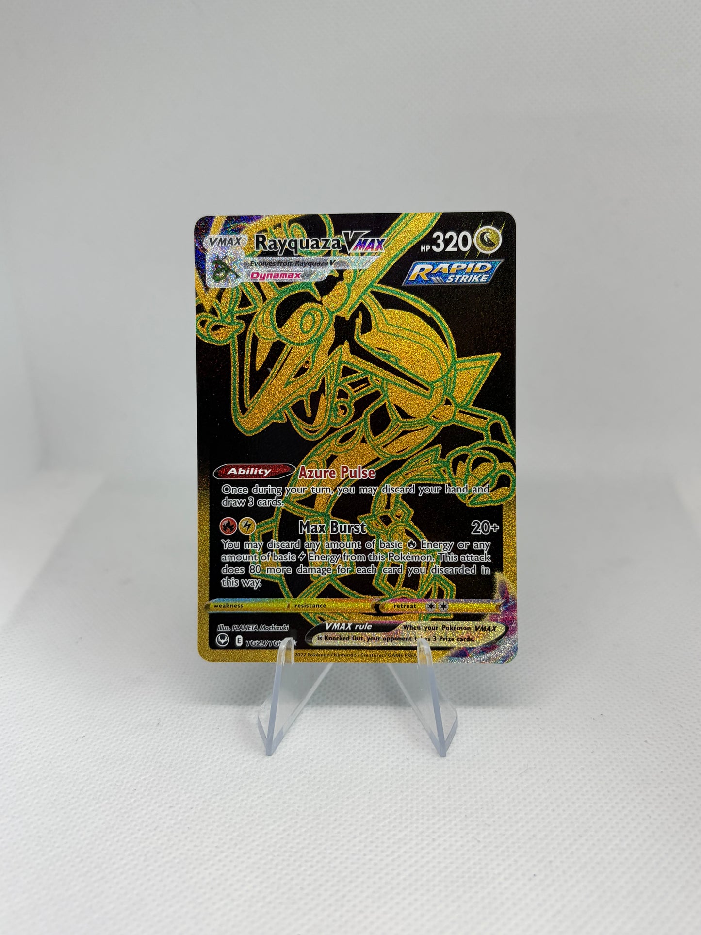 Rayquaza VMAX (Secret) Silver Tempest Trainer Gallery Secret Rare