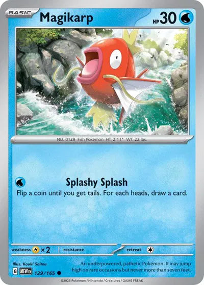 Magikarp SV: 151 Common • 129/165 Reverse Holofoil