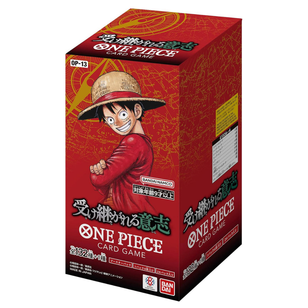 One Piece Card Game OP13 Inherited Will Booster Box Japanese