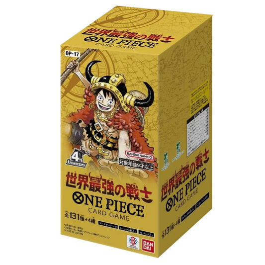 One Piece Card Game OP17 The World's Strongest Warriors Booster Box Japanese