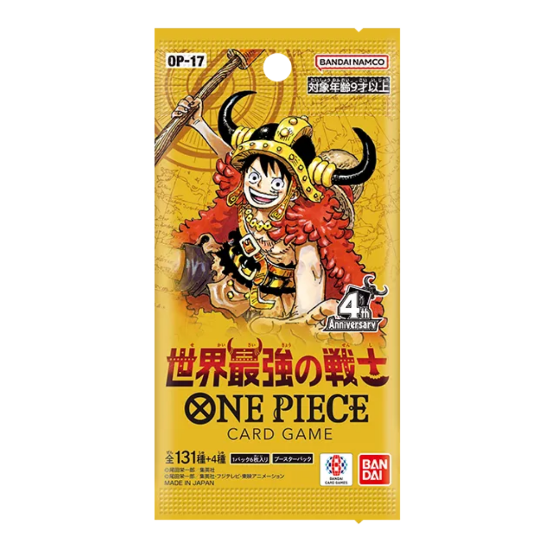 One Piece Card Game OP17 The World's Strongest Warriors Booster Pack Japanese